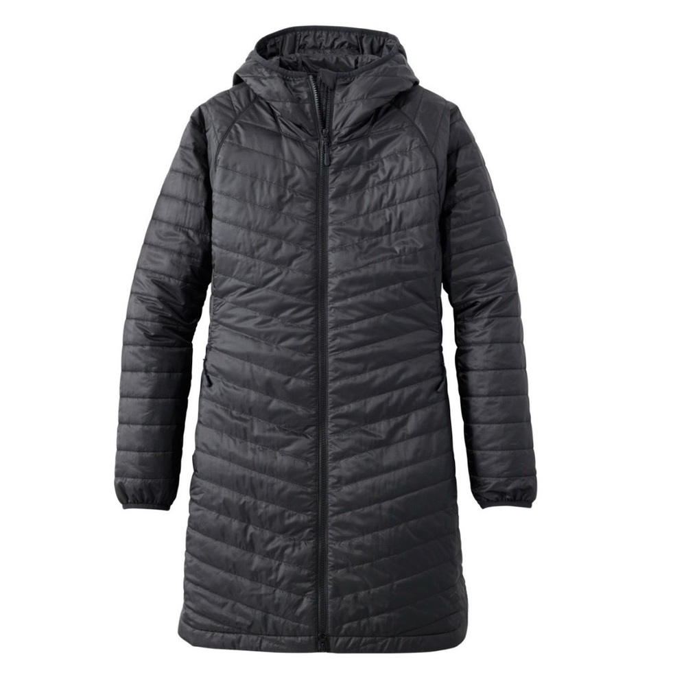 Saks Fifth Avenue Packable Long Black Puffer